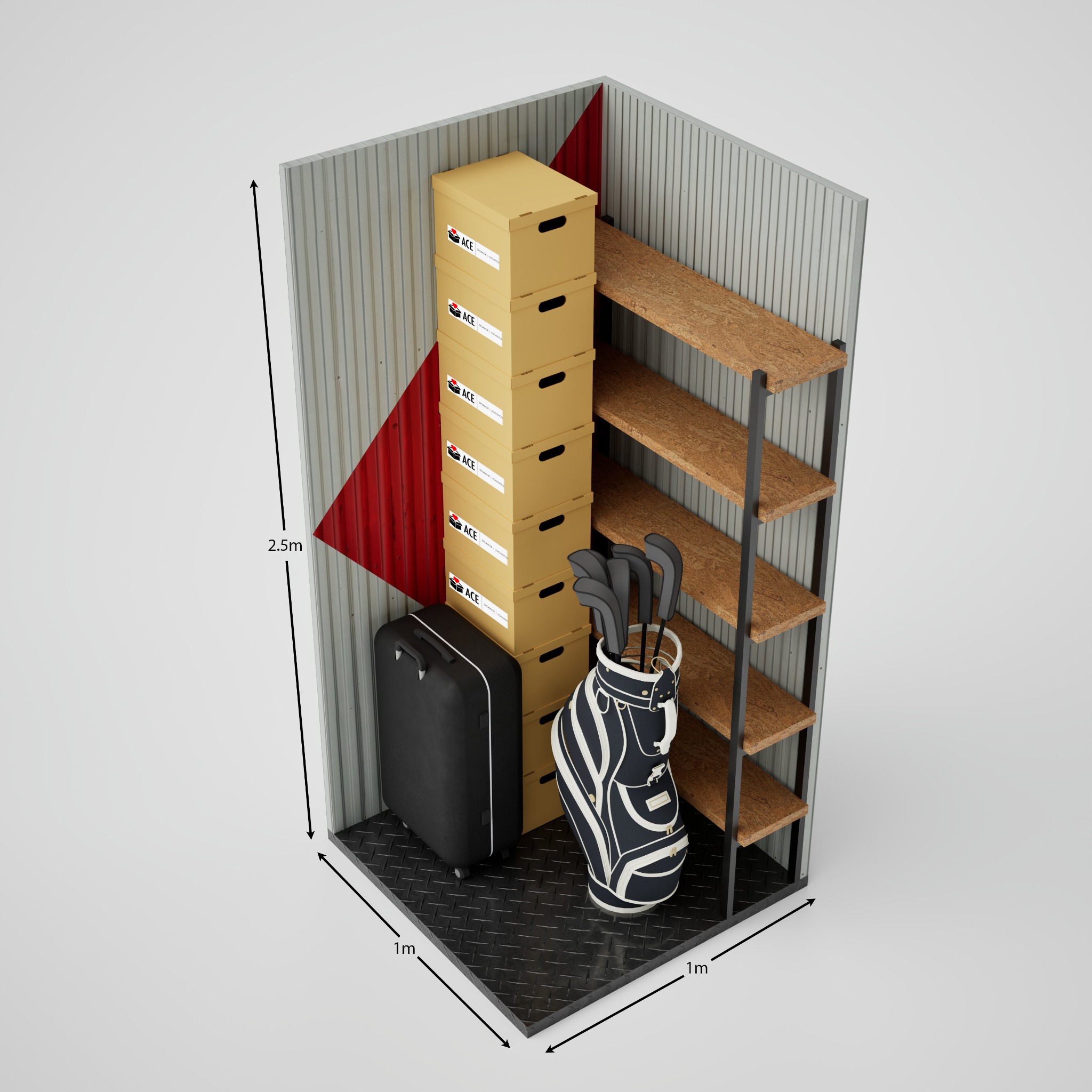 3 cubic metre storage guide
