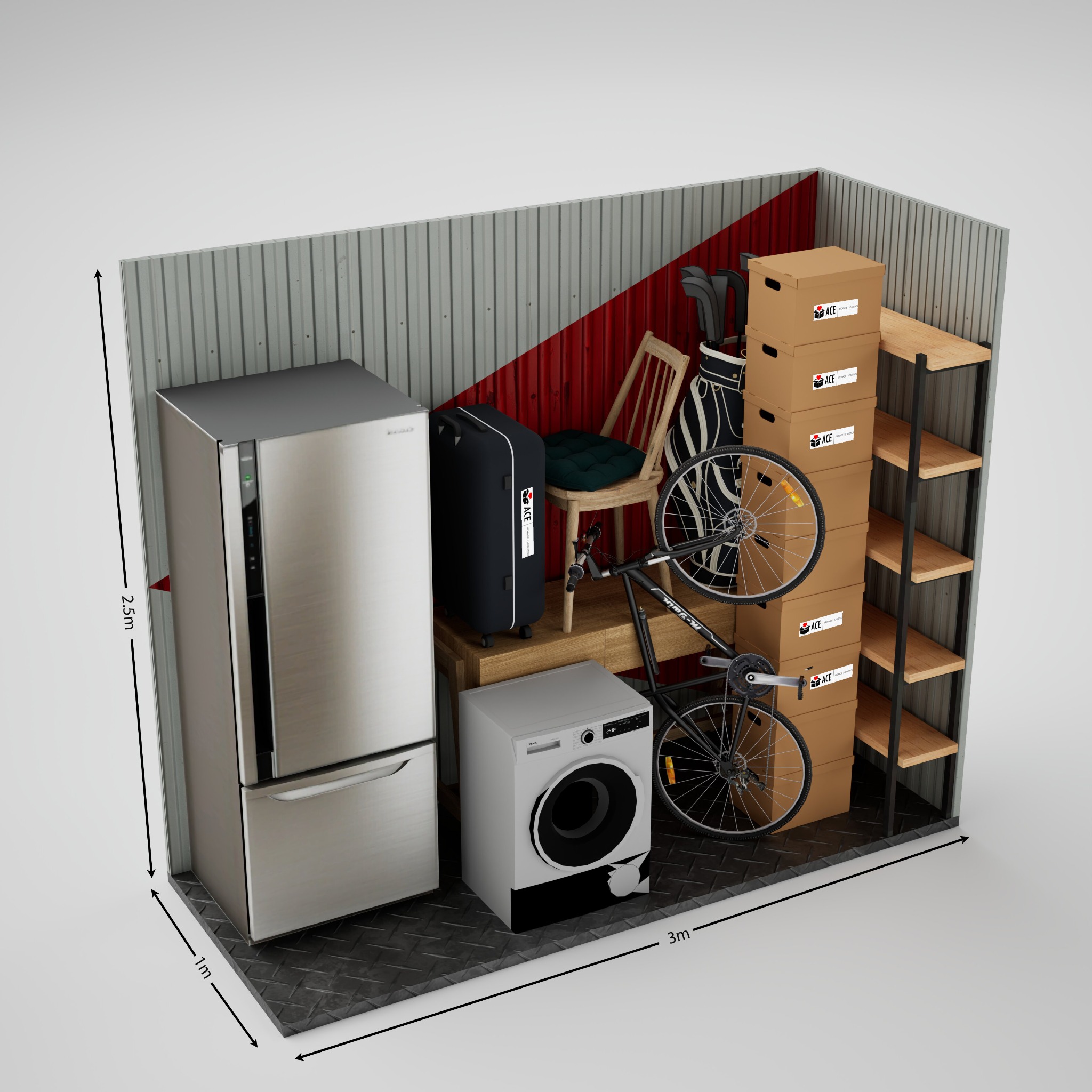7.5 cubic metre storage guide